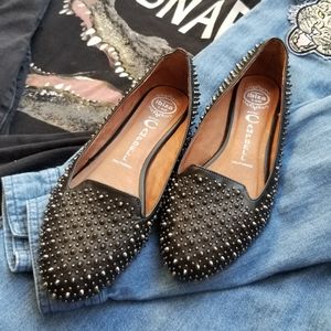 Jeffrey Campbell Spiked Martini Flats 🖤